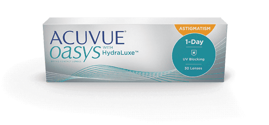 Acuvue oasys hydraluxe daily use contact lenses